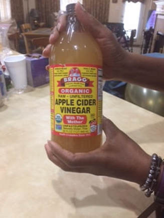 Bragg's Apple Cider Vinegar bottle
